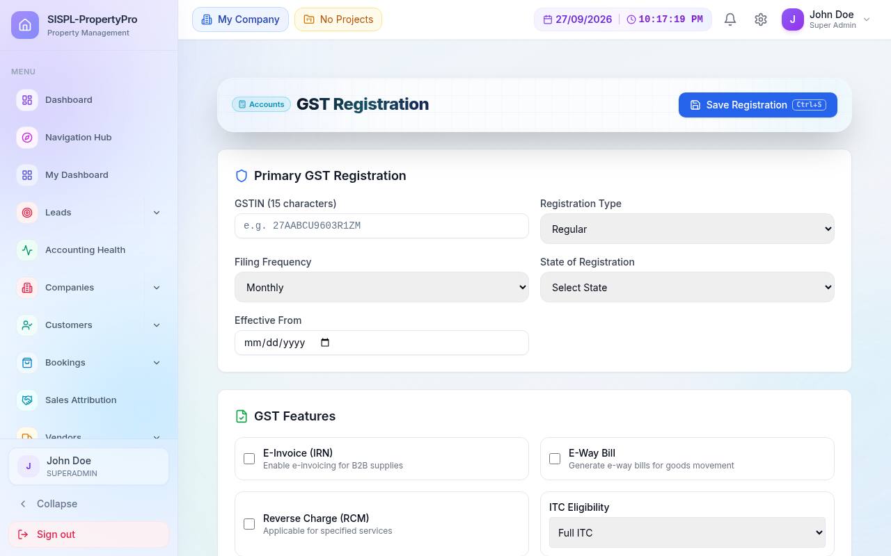 GST registration master